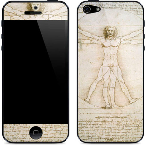 Leonardo da Vinci The Proportions of Man iPhone 5/5s/5SE Skin