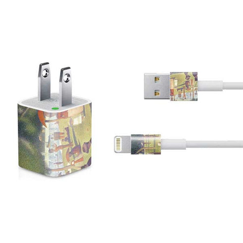 Georges Seurat Sunday Afternoon on the Island of La Grande Jatte iPhone Charger (5W USB) Skin