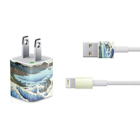 Hiroshige View from Satta Suruga Province iPhone Charger (5W USB) Skin