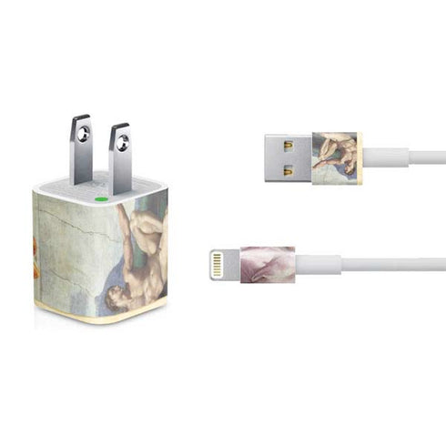 Michelangelo Creation of Adam iPhone Charger (5W USB) Skin