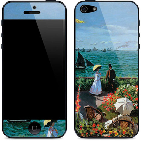 Claude Monet The Terrace at Sainte-Adresse iPhone 5/5s/5SE Skin