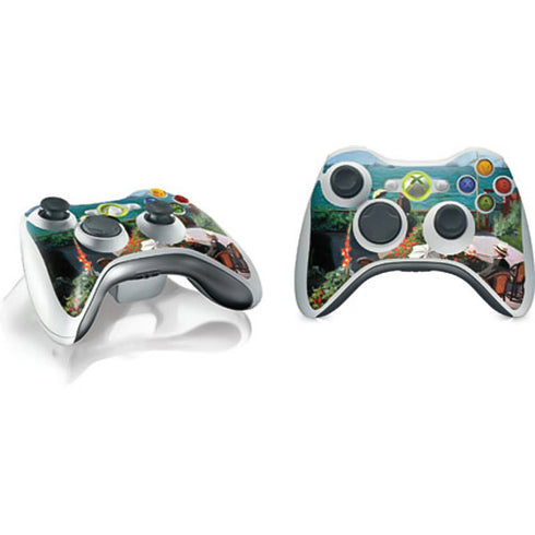 Claude Monet The Terrace at Sainte-Adresse Xbox 360 Wireless Controller Skin