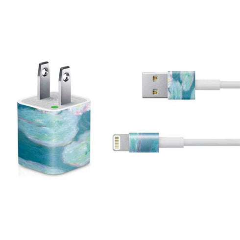 Claude Monet Waterlilies, Evening iPhone Charger (5W USB) Skin