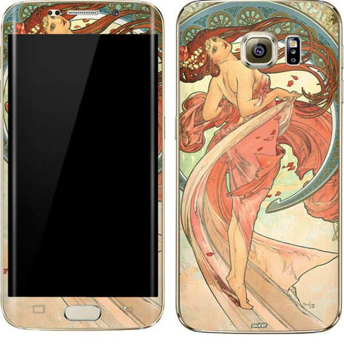 Alphonse Mucha The Arts, Dance Galaxy S7 Edge Skin