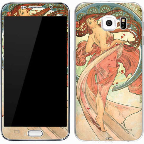 Alphonse Mucha The Arts, Dance Galaxy S7 Skin