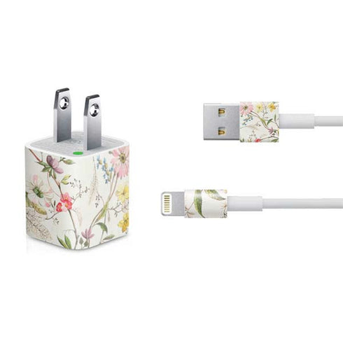 William Kilburn Wildflowers iPhone Charger (5W USB) Skin