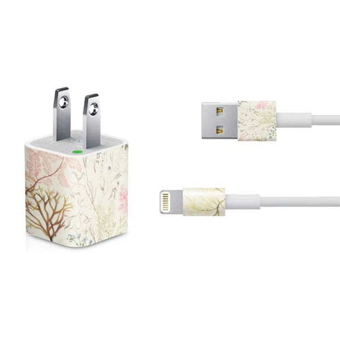 William Kilburn Seaweed on Silk Paper iPhone Charger (5W USB) Skin