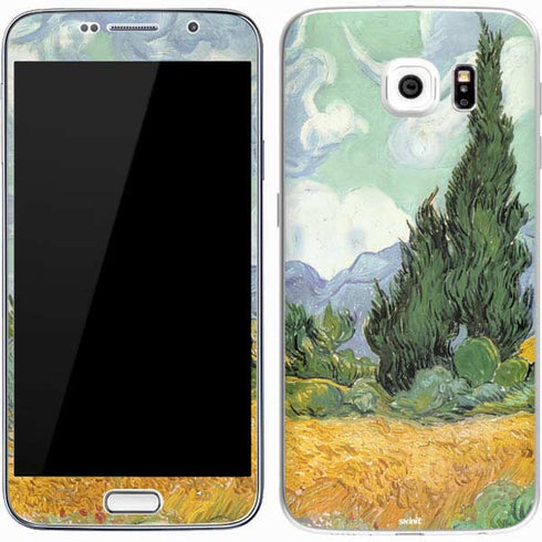 Vincent Van Gogh Wheatfield with Cypresses Galaxy S7 Skin