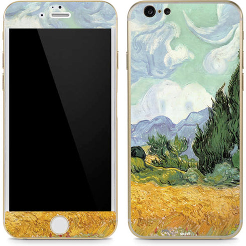 Vincent Van Gogh Wheatfield with Cypresses iPhone 6/6s Skin