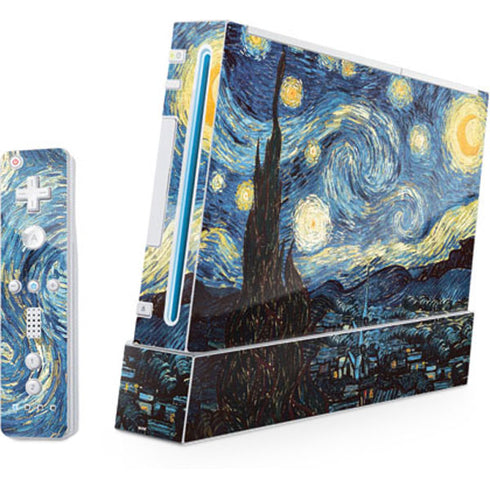 Vincent Van Gogh The Starry Night Wii (Includes 1 Controller) Skin
