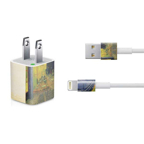 Vincent Van Gogh Cafe Terrace at Night iPhone Charger (5W USB) Skin