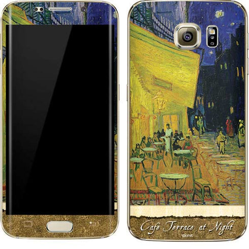 Vincent Van Gogh Cafe Terrace at Night Galaxy S7 Edge Skin