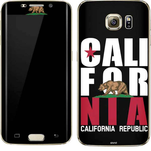 California Black Block Galaxy S7 Edge Skin