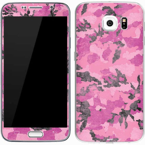 Pink Camouflage Galaxy S7 Skin