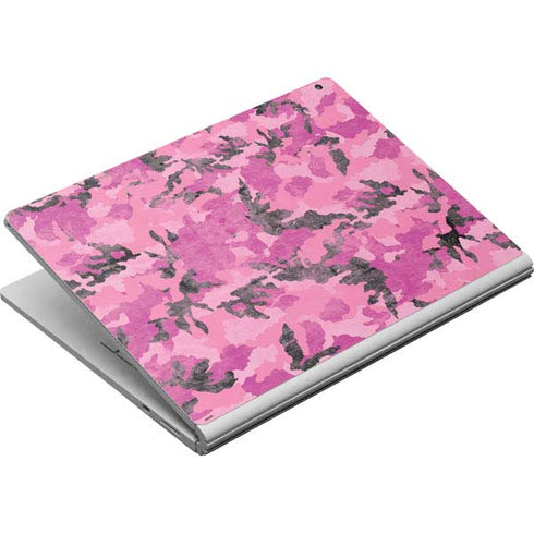 Pink Camouflage Surface Book Skin