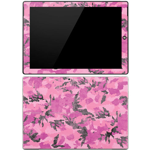 Pink Camouflage Surface Pro 3 Skin