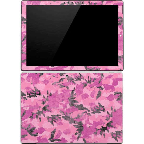 Pink Camouflage Surface Pro 4 Skin