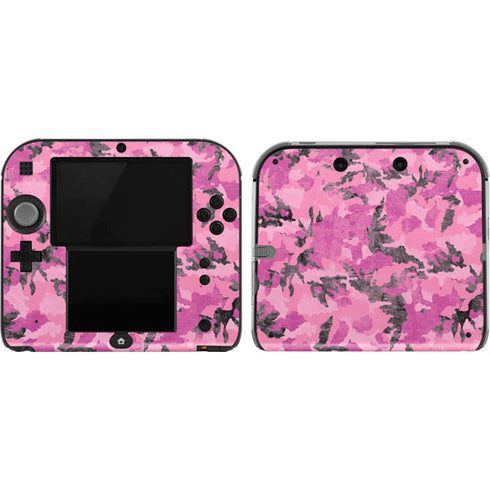 Pink Camouflage Nintendo 2DS Skin