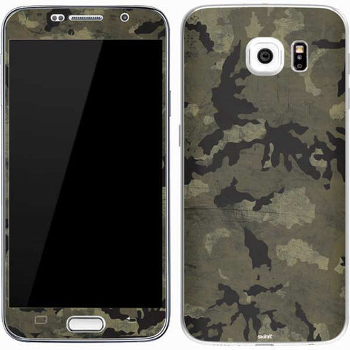 Wood Camo Camouflage Galaxy S7 Skin