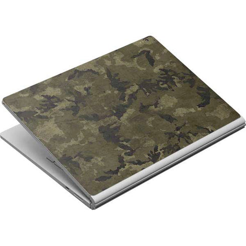 Wood Camo Camouflage Surface Book Skin