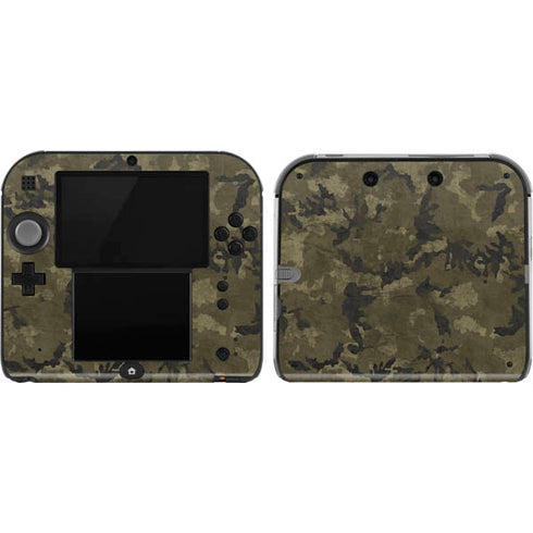 Wood Camo Camouflage Nintendo 2DS Skin