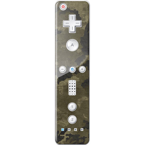 Wood Camo Camouflage Wii Remote Controller Skin