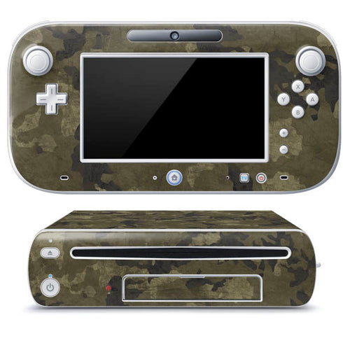 Wood Camo Camouflage Wii U (Console + 1 Controller) Skin