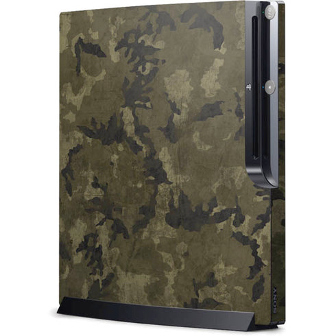 Wood Camo Camouflage Playstation 3 & PS3 Slim Skin