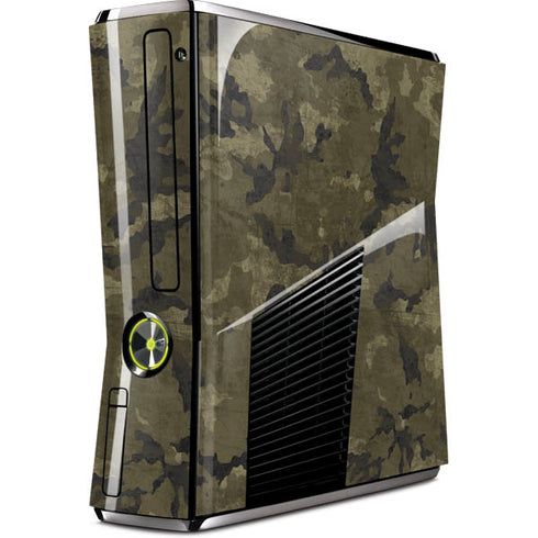 Wood Camo Camouflage Xbox 360 Slim (2010) Skin