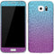 Cheetah Print Purple and Blue Galaxy S7 Skin