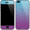 Cheetah Print Purple and Blue iPhone 5/5s/5SE Skin