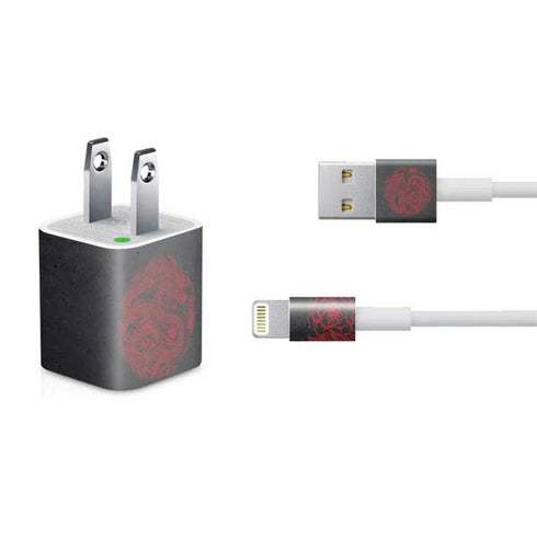 Red Dragon iPhone Charger (5W USB) Skin
