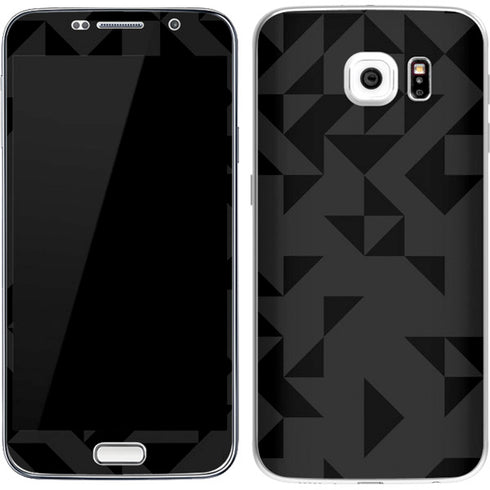 Black Geometric Galaxy S7 Skin