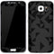 Black Geometric Galaxy S7 Skin