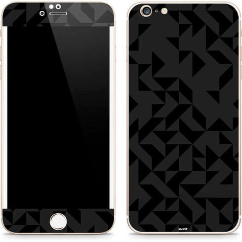 Black Geometric iPhone 6/6s Plus Skin