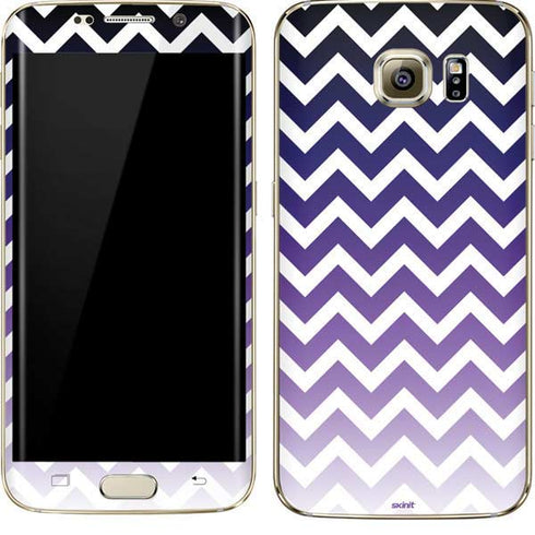 Chevron Purple Ombre Galaxy S7 Edge Skin