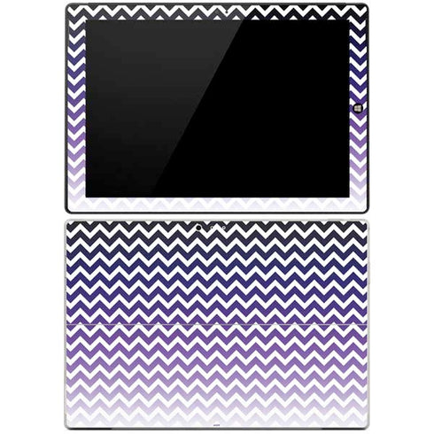 Chevron Purple Ombre Surface Pro 3 Skin