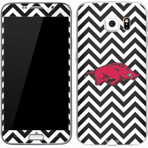 University of Arkansas-Fayetteville Chevron Print Galaxy S7 Skin