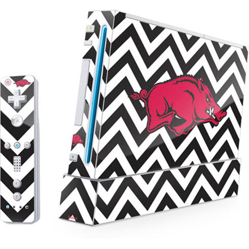 University of Arkansas-Fayetteville Chevron Print Wii (Includes 1 Controller) Skin