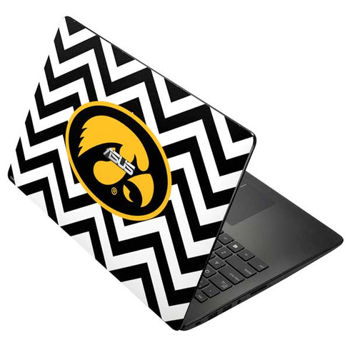 University of Iowa Hawkeyes Chevron Print Asus X502CA 15.6 Skin