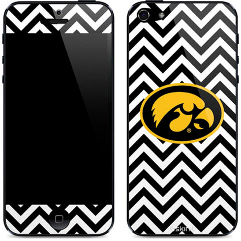 University of Iowa Hawkeyes Chevron Print iPhone 5/5s/5SE Skin