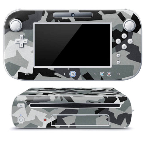 Urban Camouflage Black Wii U (Console + 1 Controller) Skin