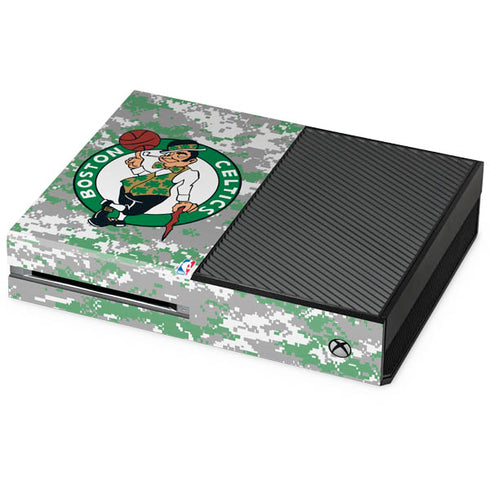 NBA Boston Celtics Digi Camo Xbox One Console Skin