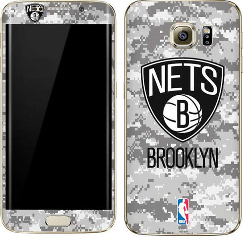 NBA Brooklyn Nets Digi Camo Galaxy S7 Edge Skin