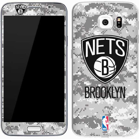 NBA Brooklyn Nets Digi Camo Galaxy S7 Skin