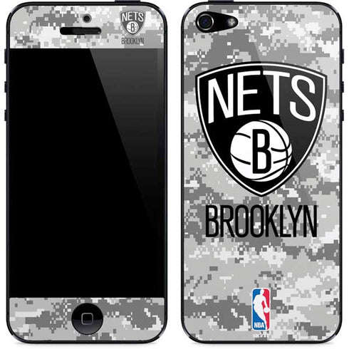 NBA Brooklyn Nets Digi Camo iPhone 5/5s/5SE Skin