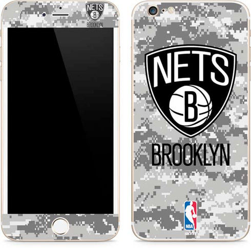 NBA Brooklyn Nets Digi Camo iPhone 6/6s Plus Skin