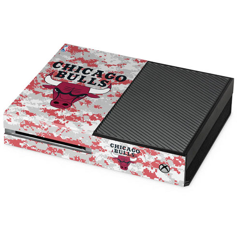 NBA Chicago Bulls Digi Camo Xbox One Console Skin