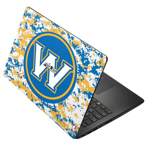 NBA Golden State Warriors Digi Camo Asus X502CA 15.6 Skin