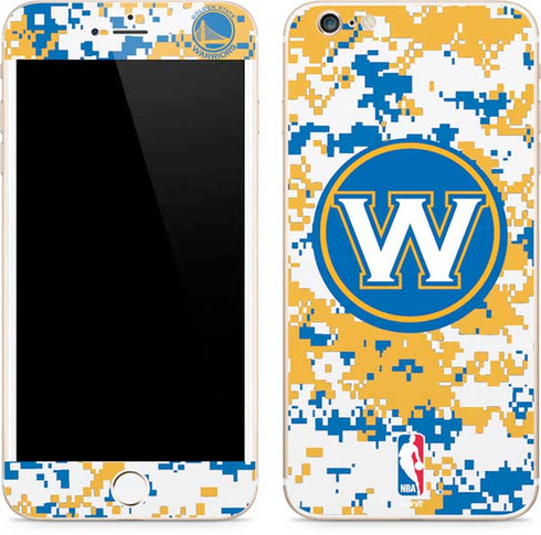 NBA Golden State Warriors Digi Camo iPhone 6/6s Plus Skin